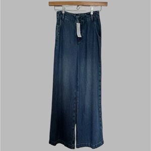 NWT YFB Young Fabulous & Broke Soft 50% Modal Wide Leg Jeans Size S